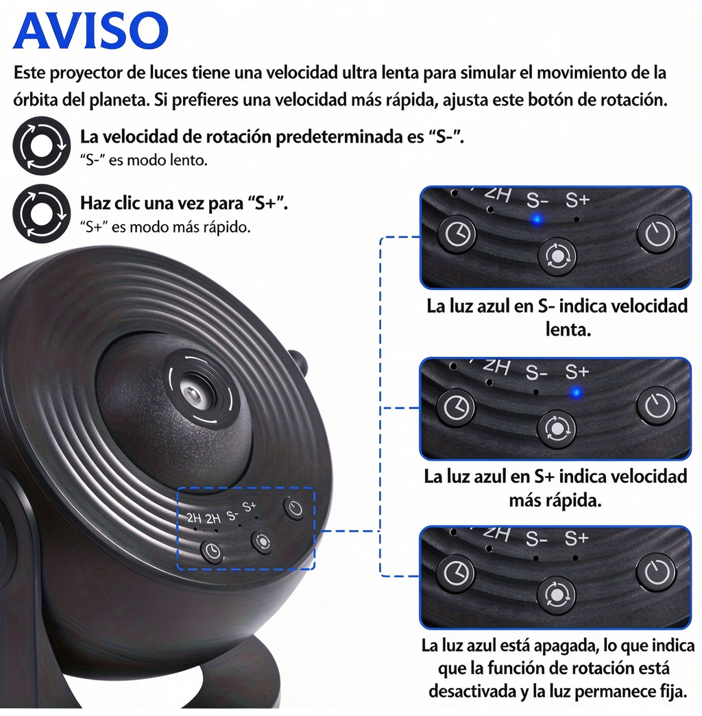 Proyector de Cielo Estrellado